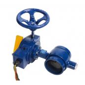 GROOVED BUTTERFLY VALVE WITH REDUCER AND SWICH (Art.S99)