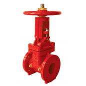 RUBBER WEDGE GATE VALVE IN DUCTILE IRON, OS & Y AND UL / FM APPROVED