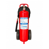 ESTINTORE A POLVERE CON CARRELLO SALDATO 25 KG